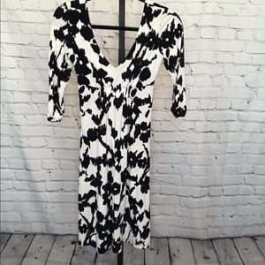 Cabi Ikat Everybody Dress Navy and Blue